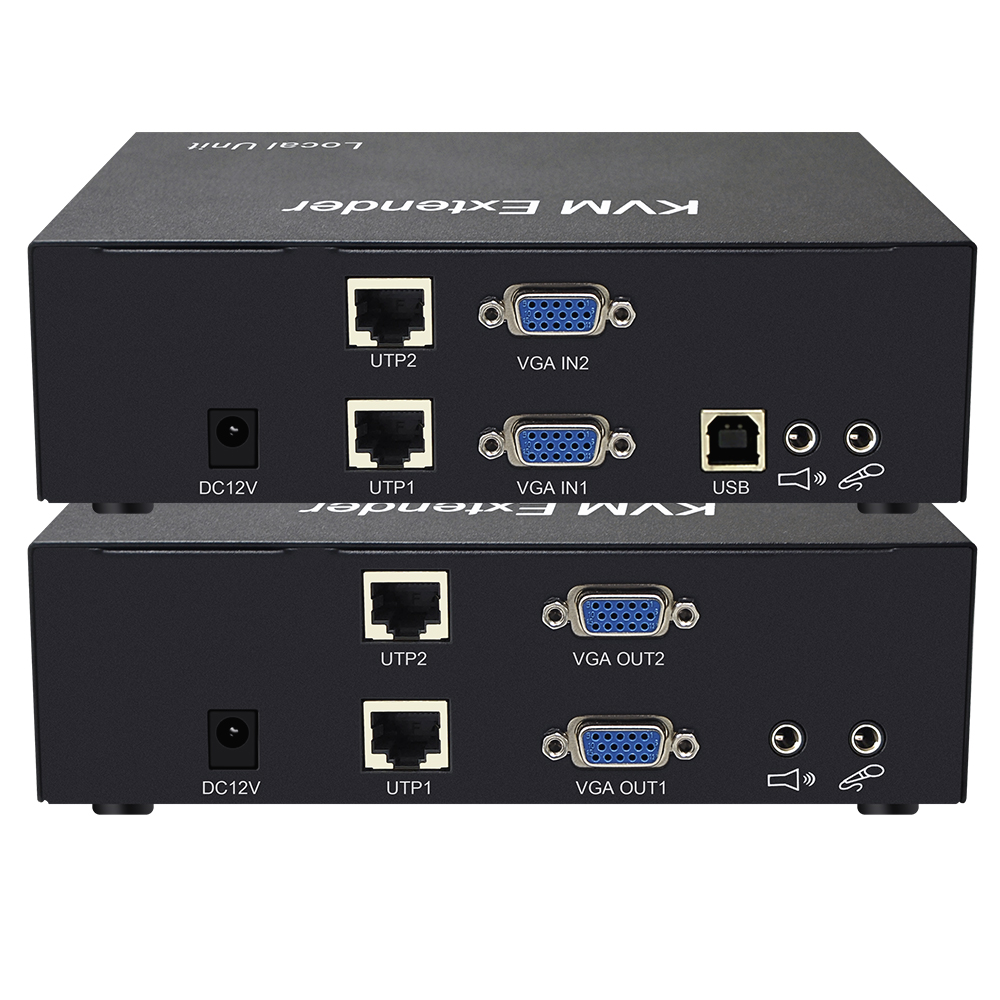 Dual-Channel VGA KVM Lossless Network Extender