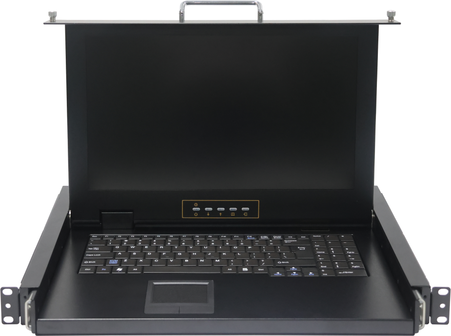 15.6-inch 1-port VGA LED KVM Switch