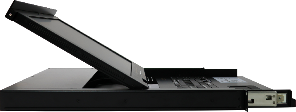 17.3-inch 16-port VGA LED KVM Switch