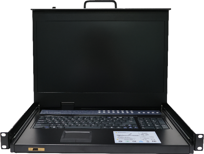18.5-inch 8-port VGA LED KVM Switch